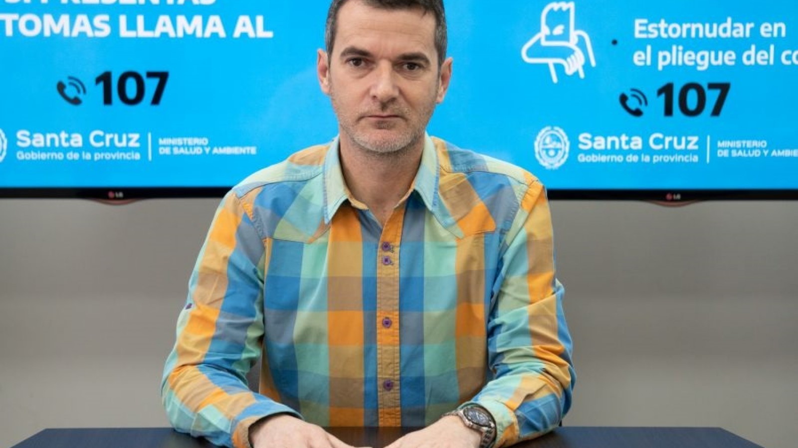 Ignacio Suárez More en una conferencia de prensa.