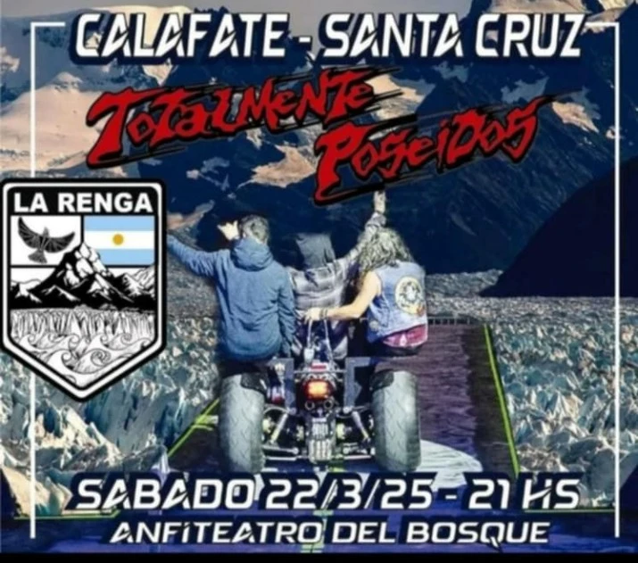 La Renga ya probó sonido y se espera una fiesta del rock en El Calafate este sábado