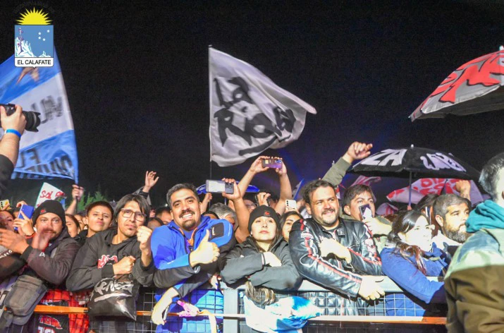 Con un lleno total, "El banquete" de La Renga hizo vibrar El Calafate