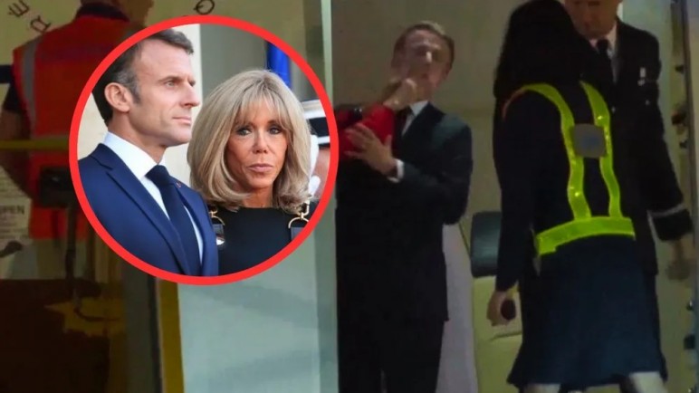 Cachetazo de Brigitte a Emmanuel Macron: qué pasó en el video de la pareja presidencial