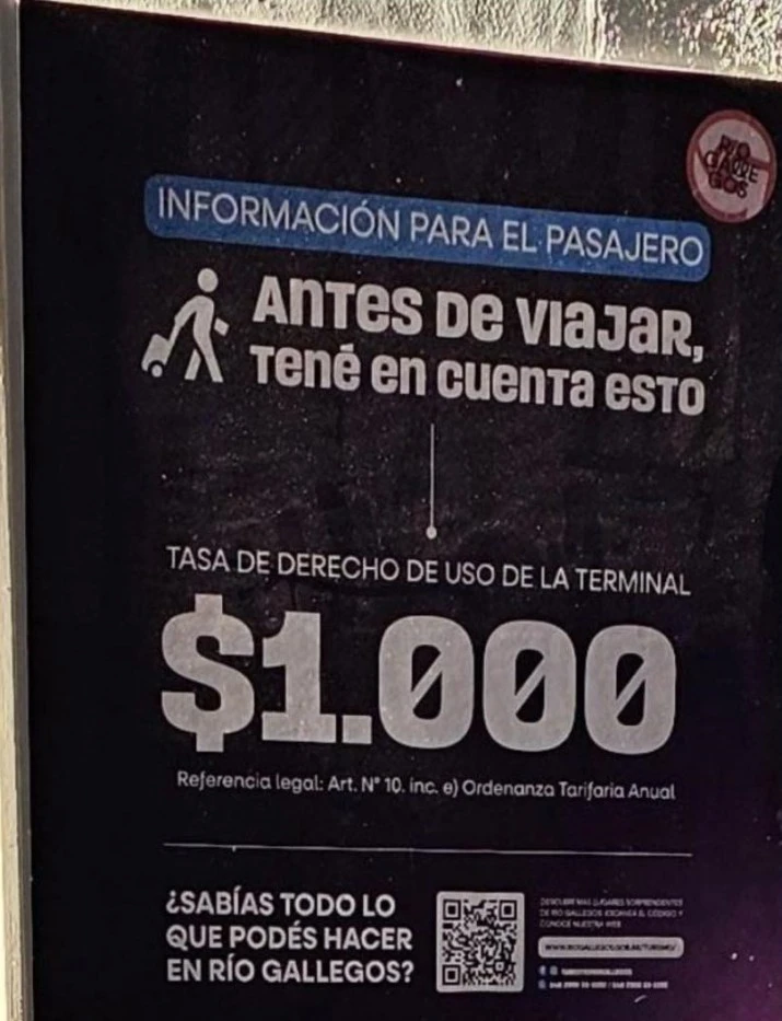 ¿Hay que pagar para sentarse en la terminal de Río Gallegos?: esto dijo el municipio