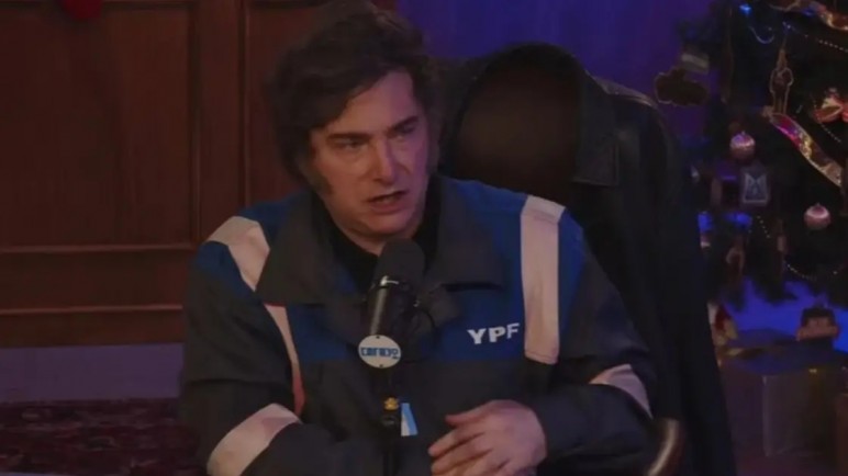 Javier MIlei estuvo en el streming Carajo