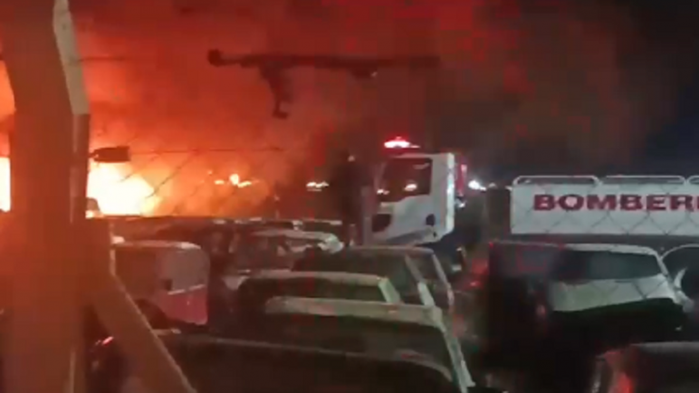 Incendio intencional en el Corralón Municipal: las cámaras de seguridad fueron clave para esclarecer el hecho