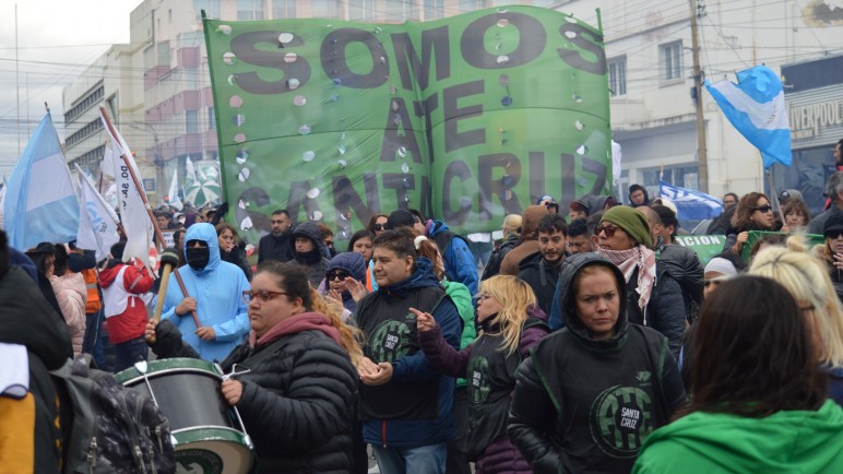 ATE Santa Cruz fue parte de la movilización