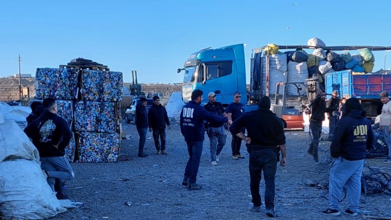 Cuatro allanamientos en Santa Cruz y secuestro de más de 300 kilos de cable de aluminio: qué sucedió