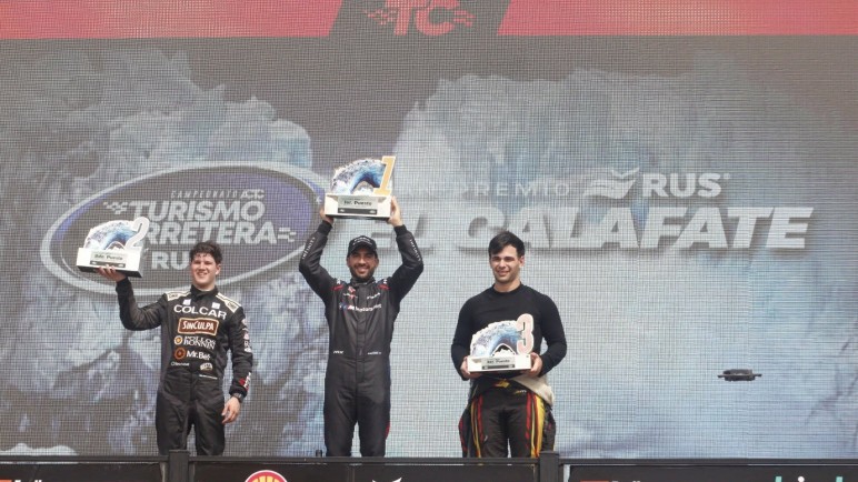 Santero ganó el TC en El Calafate (Foto: Walter Díaz)