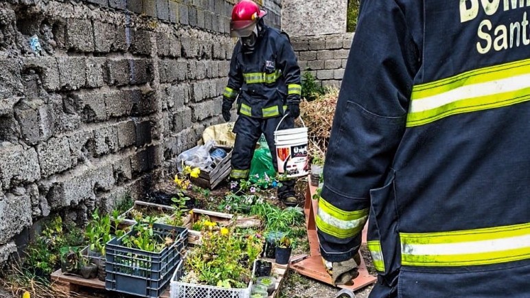 Los Bomberos intervinieron por seguridad