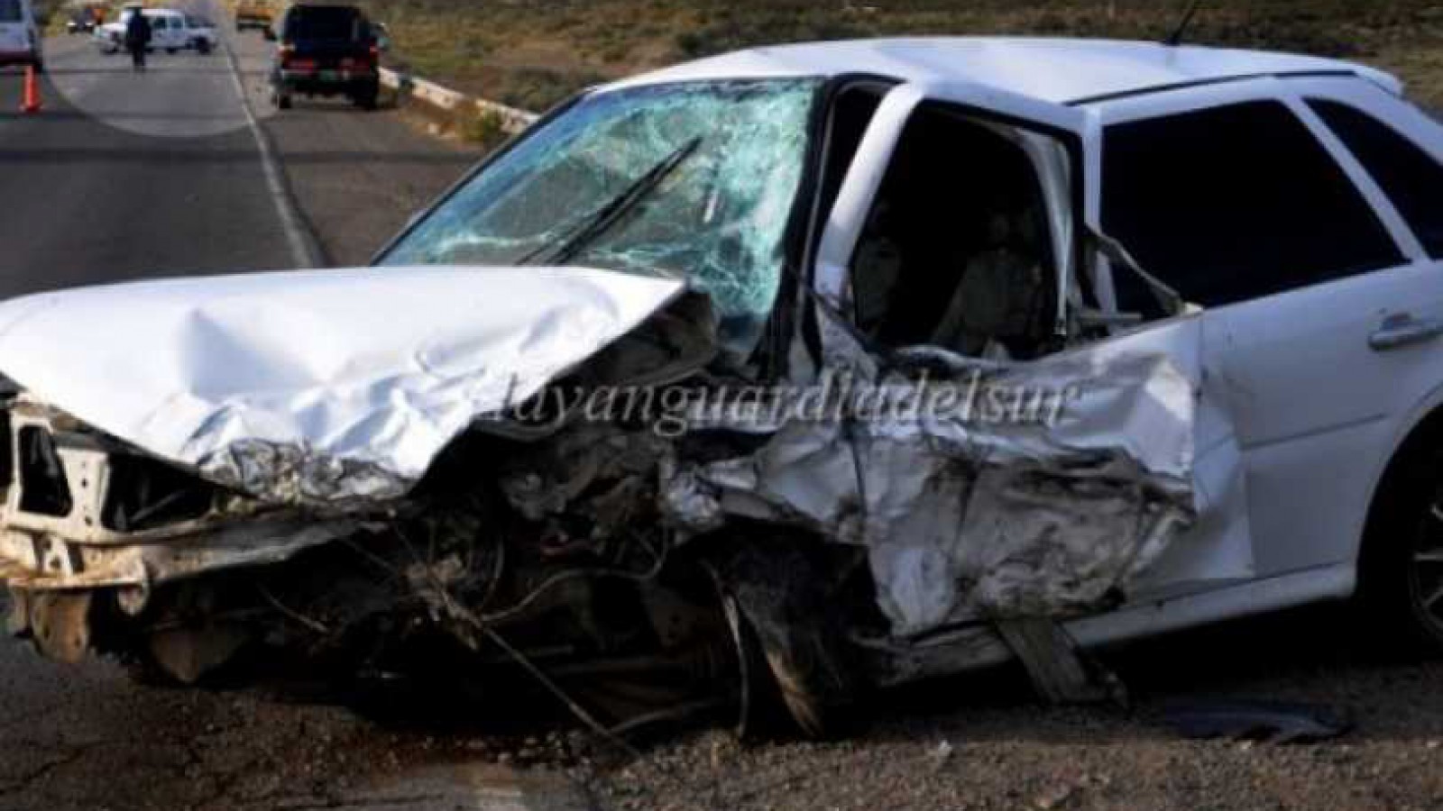 Un terrible accidente en la ruta camino a Cañadón Seco dejó tres heridos graves