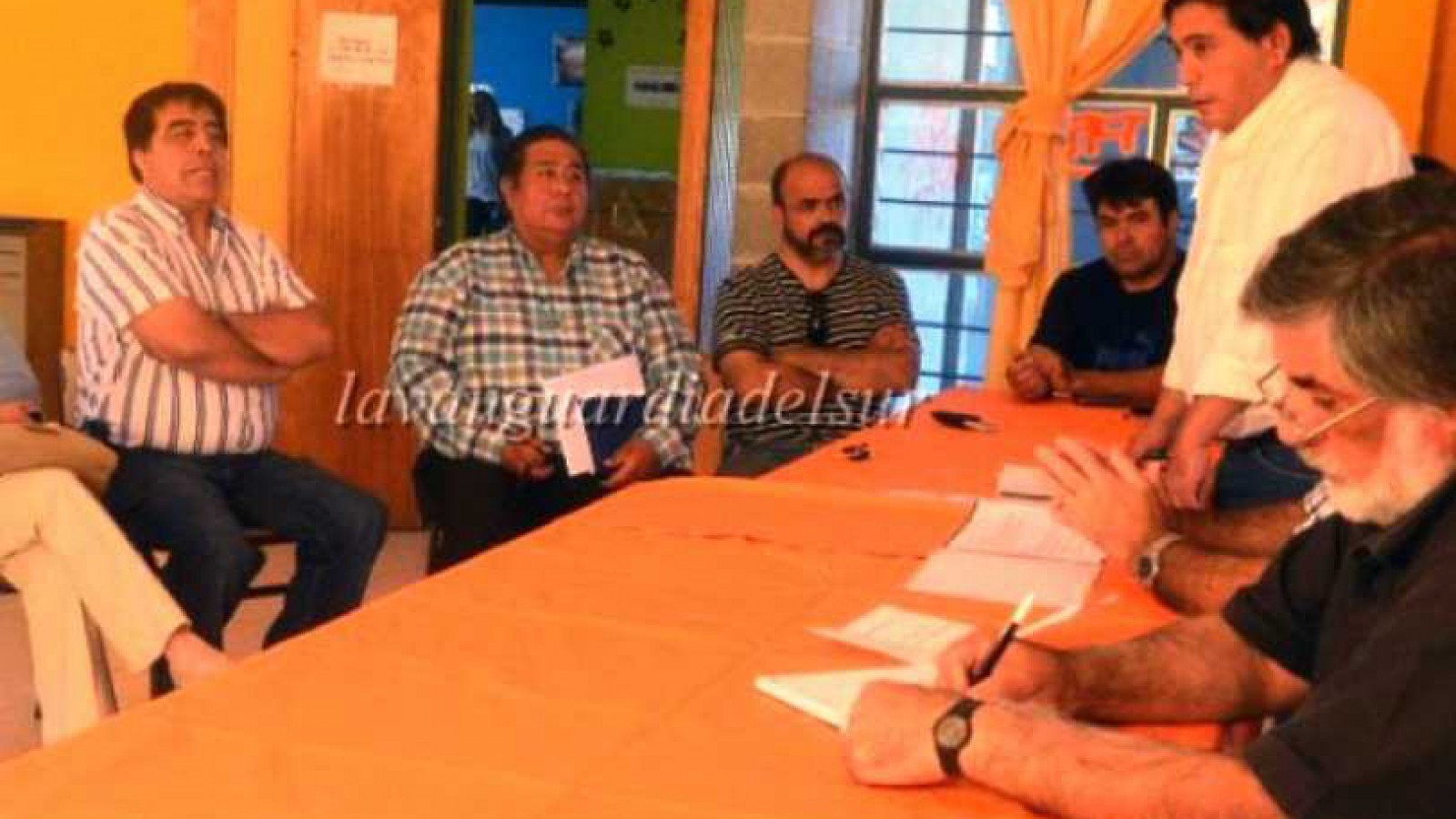 Segunda reunión de la Junta local en Caleta, esperando la promulgación del Ejecutivo provincial de la Emergencia Hídrica