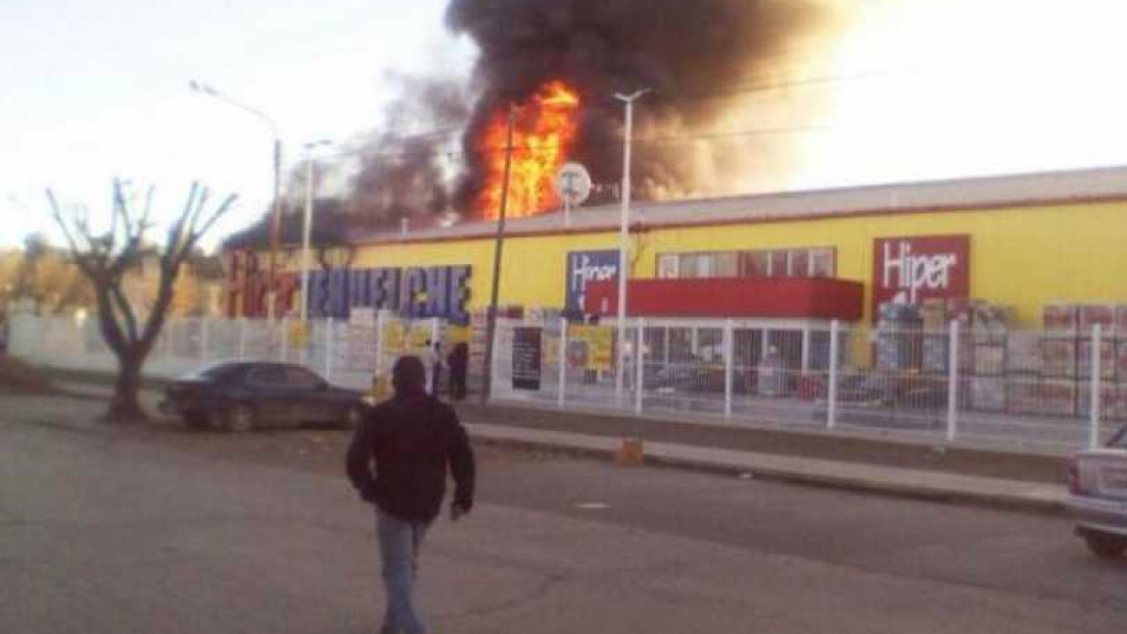 El fuego arrasó con el Hipertehuelche de Caleta Olivia