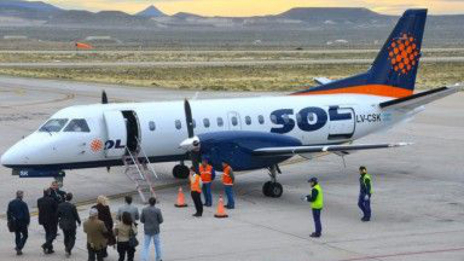 Un vuelo de Sol tuvo que aterrizar en Trelew por desperfectos mecánicos