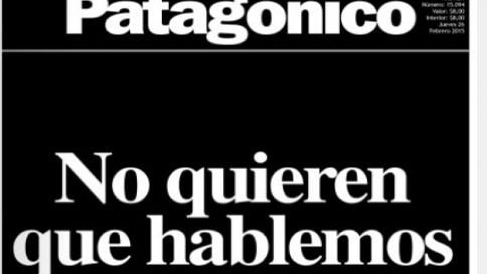 El diario de Cristobal López denuncia censura en Comodoro Rivadavia