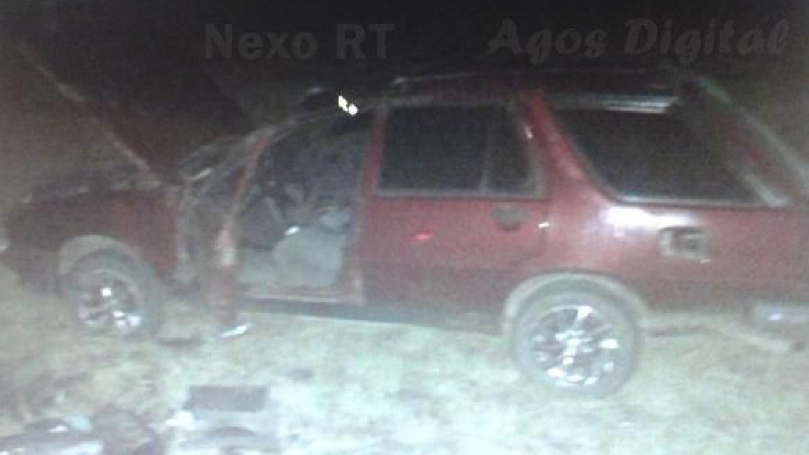 Vuelco en la Ruta Nacional Nº 40, cerca de 28 de Noviembre