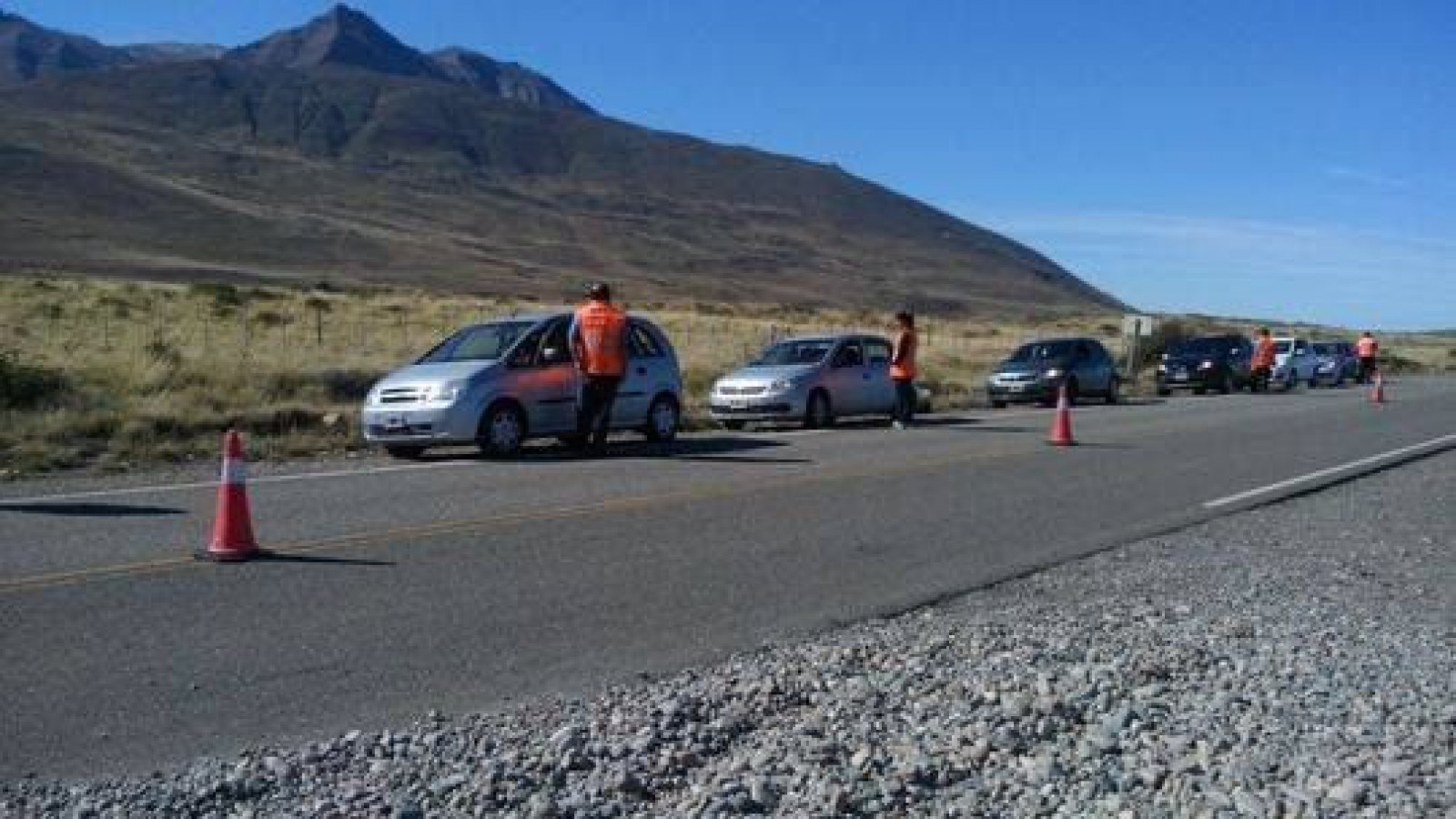 Operativo de seguridad vial en El Chaltén