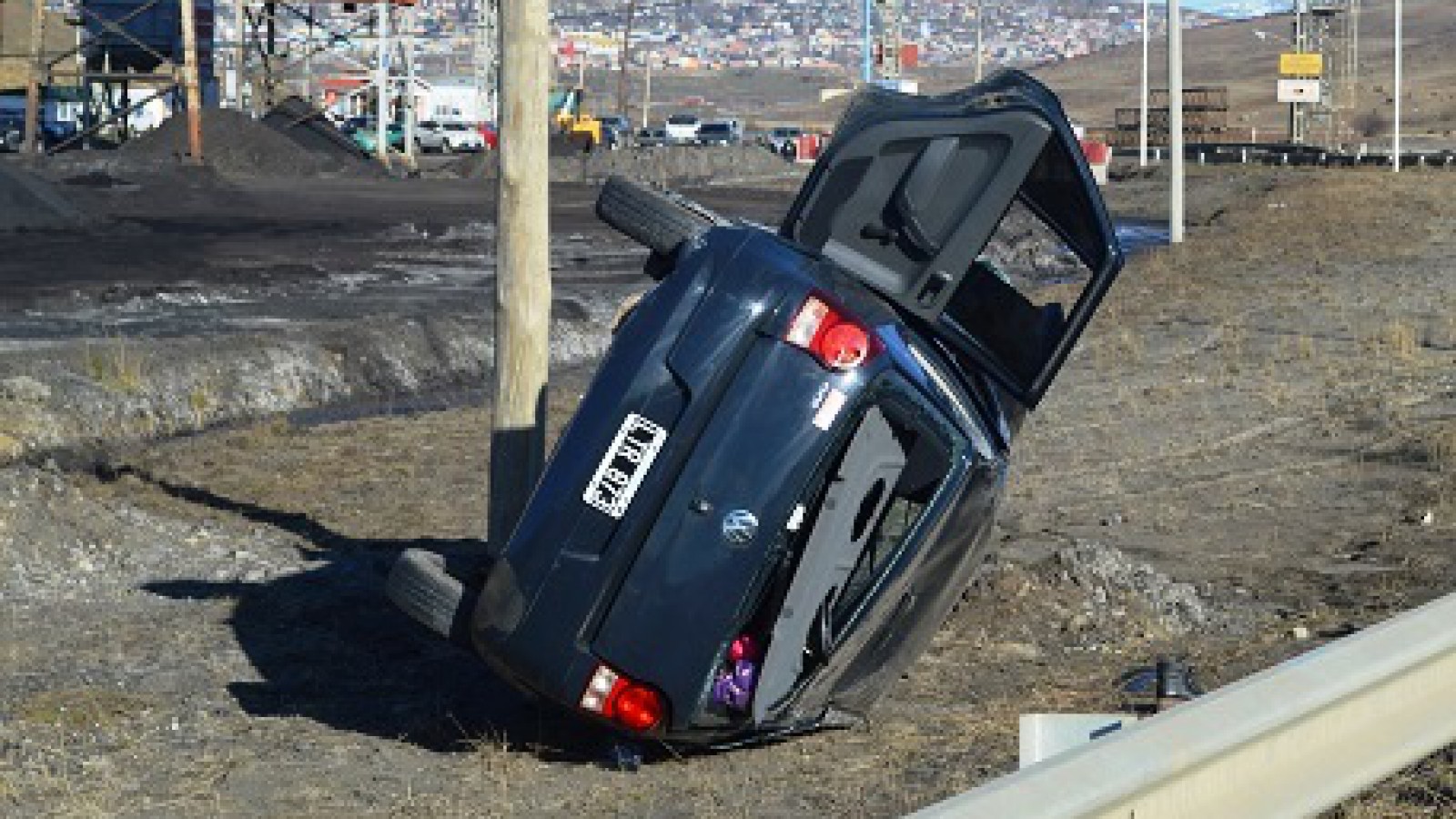 Una mujer herida de gravedad en violento accidente