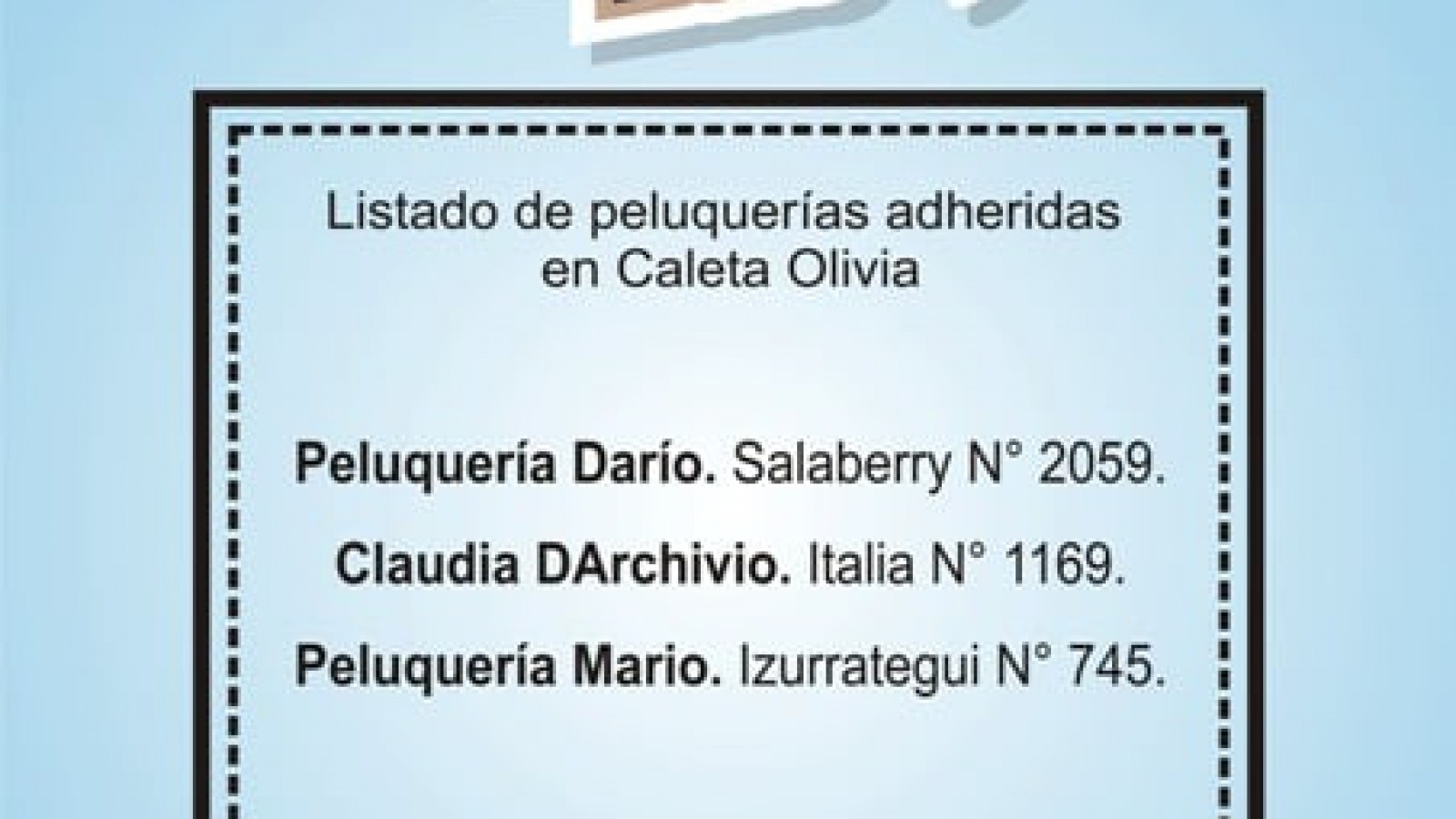 Caleta Olivia también adhirió al precio promocional para el corte de pelo a 120 pesos