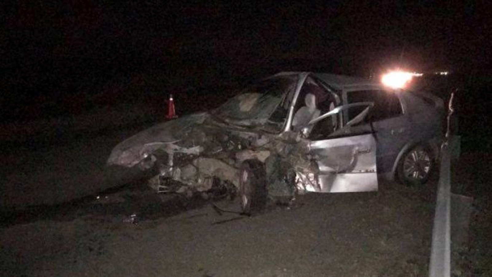 Otro choque frontal en la ruta; en este caso camino a Cañadón Seco